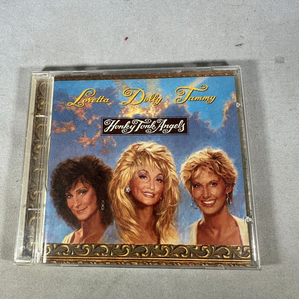 Honky Tonk Angels CD Album By Loretta Lynn Dolly Parton & Tammy Wynette 1993